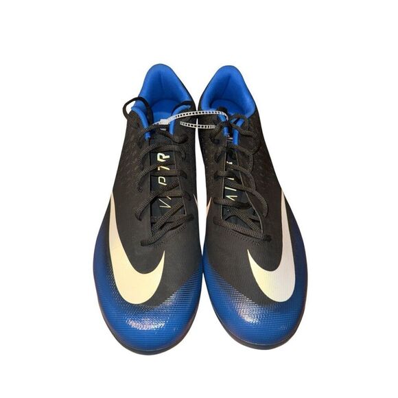 Nike Lunar Vapor Ultrafly Elite 2 Baseball Cleats AO7946-005 Black/Blue Size  14 - Picture 3 of 7